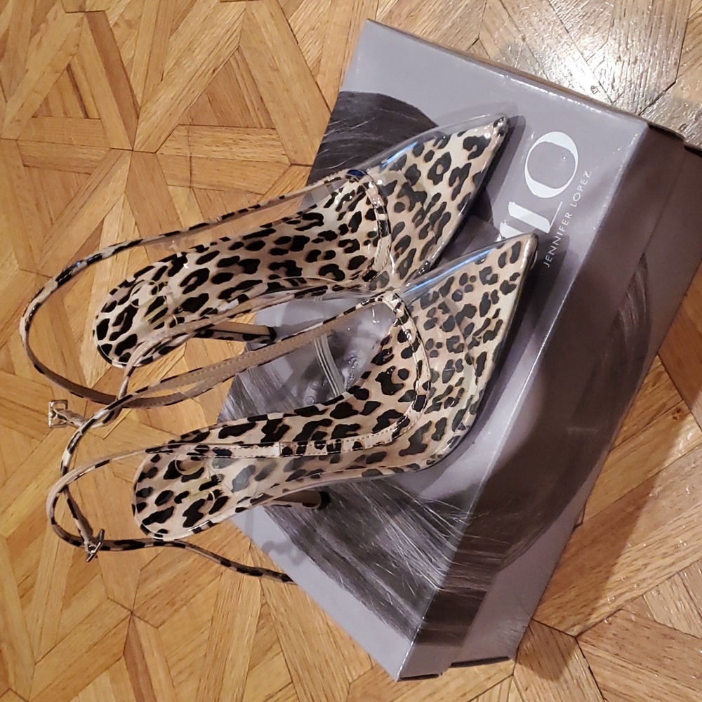 Jlo leopard pumps